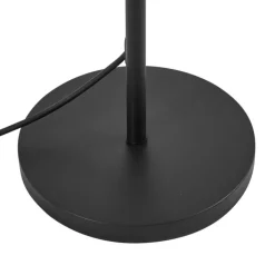 QAZQA Buiten vloerlamp zwart met kap groen touw IP44 - Virginia Jayla