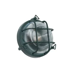 QAZQA Buiten wand- en plafondlamp donker groen rond IP44 - Noutica