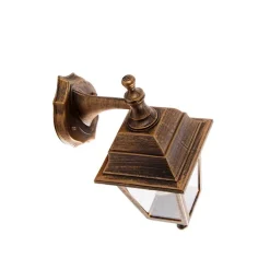 QAZQA Buiten wandlamp antiek goud IP44 - Capital