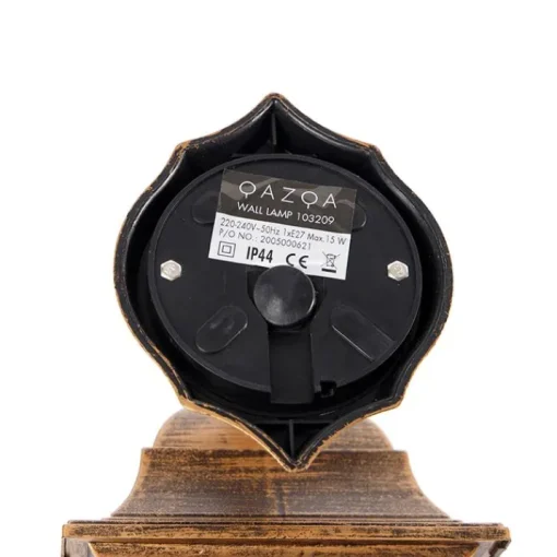 QAZQA Buiten wandlamp antiek goud IP44 - Capital