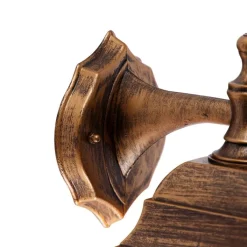 QAZQA Buiten wandlamp antiek goud IP44 - Capital