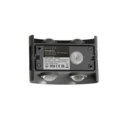 QAZQA Buiten wandlamp donkergrijs incl. LED 4-lichts IP54 - Silly