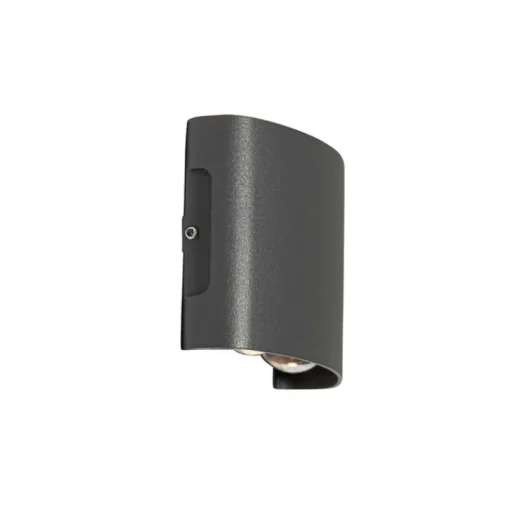 QAZQA Buiten wandlamp donkergrijs incl. LED 4-lichts IP54 - Silly