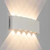 QAZQA Buiten wandlamp wit incl. LED 10-lichts IP54 - Silly