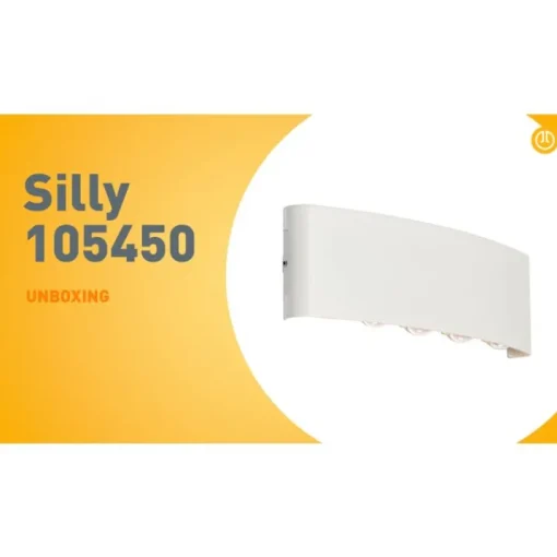 QAZQA Buiten wandlamp wit incl. LED 10-lichts IP54 - Silly