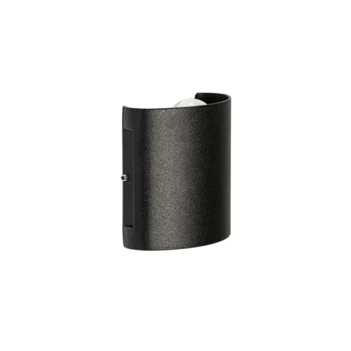 QAZQA Buiten wandlamp zwart incl. LED 2-lichts IP54 - Silly
