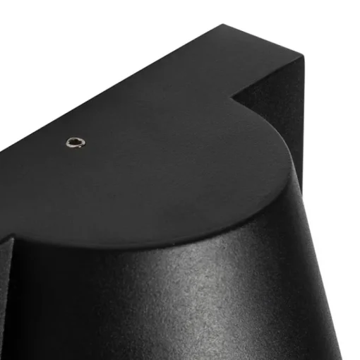 QAZQA Buiten wandlamp zwart IP44 met bewegingsmelder - Femke