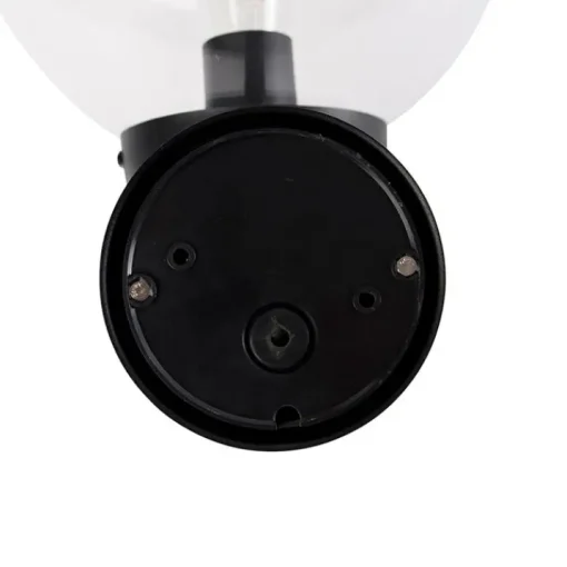 QAZQA Buiten wandlamp zwart met kunststof IP44 RVS - Sfera
