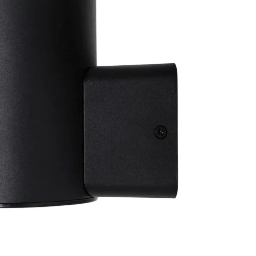 QAZQA Buiten wandlamp zwart met opaal glas IP44 - Huma