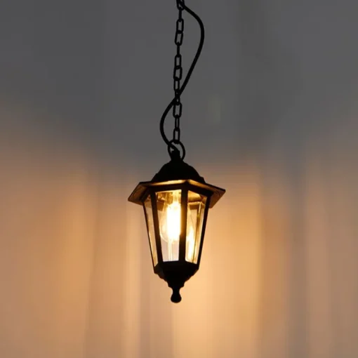 QAZQA Buitenhanglamp zwart - New Haven