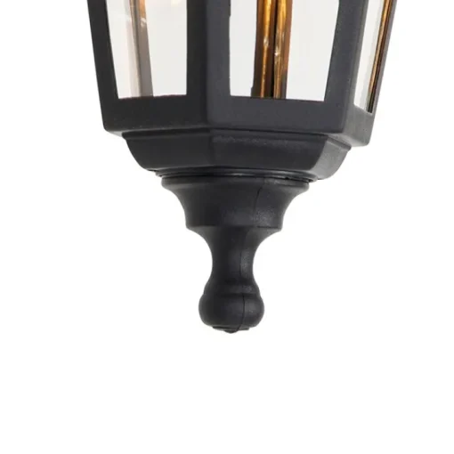 QAZQA Buitenhanglamp zwart - New Haven