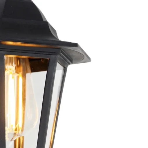 QAZQA Buitenhanglamp zwart - New Haven