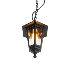 QAZQA Buitenhanglamp zwart - New Haven