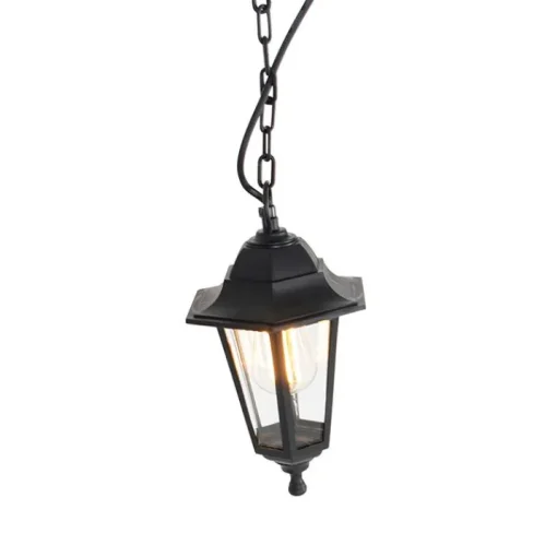 QAZQA Buitenhanglamp zwart - New Haven