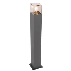 QAZQA Buitenlamp 70 cm antraciet met grondpin en kabelmof - Denmark