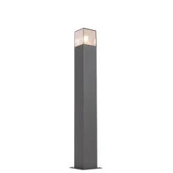QAZQA Buitenlamp 70 cm antraciet met grondpin en kabelmof - Denmark