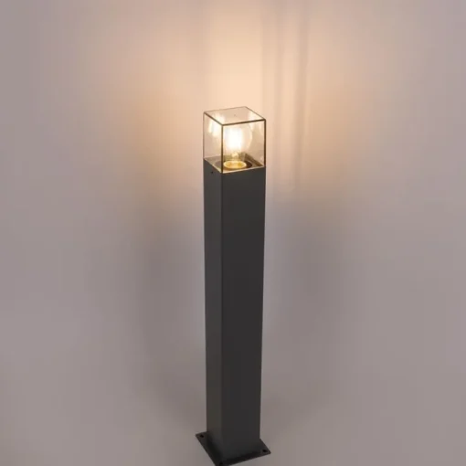 QAZQA Buitenlamp 70 cm antraciet met grondpin en kabelmof - Denmark