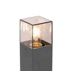QAZQA Buitenlamp 70 cm antraciet met grondpin en kabelmof - Denmark
