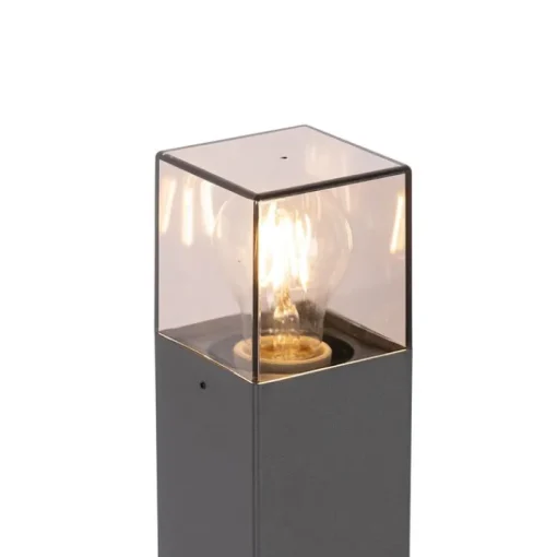 QAZQA Buitenlamp 70 cm antraciet met grondpin en kabelmof - Denmark
