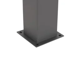 QAZQA Buitenlamp 70 cm antraciet met grondpin en kabelmof - Denmark