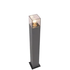 QAZQA Buitenlamp 70 cm antraciet met grondpin en kabelmof - Denmark