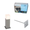 QAZQA Buitenlamp 30 cm grijs met grondpin en kabelmof - Denmark