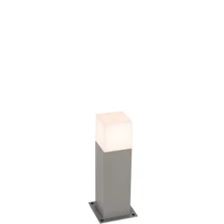 QAZQA Buitenlamp 30 cm grijs met grondpin en kabelmof - Denmark