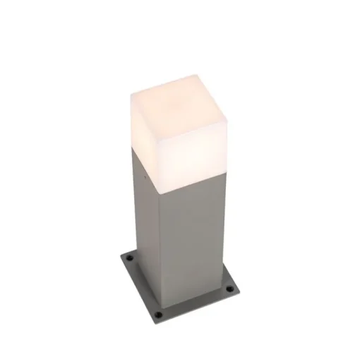QAZQA Buitenlamp 30 cm grijs met grondpin en kabelmof - Denmark