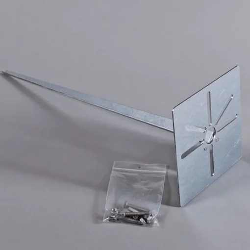 QAZQA Buitenlamp 30 cm grijs met grondpin en kabelmof - Denmark