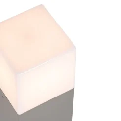QAZQA Buitenlamp 30 cm grijs met grondpin en kabelmof - Denmark