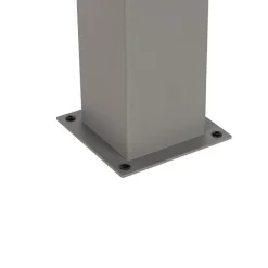 QAZQA Buitenlamp 30 cm grijs met grondpin en kabelmof - Denmark