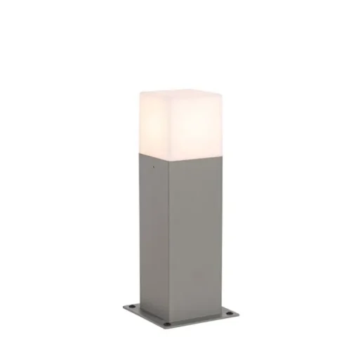 QAZQA Buitenlamp 30 cm grijs met grondpin en kabelmof - Denmark