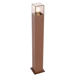 QAZQA Buitenlamp 70 cm roestbruin met grondpin en kabelmof - Denmark