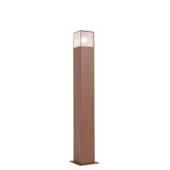 QAZQA Buitenlamp 70 cm roestbruin met grondpin en kabelmof - Denmark