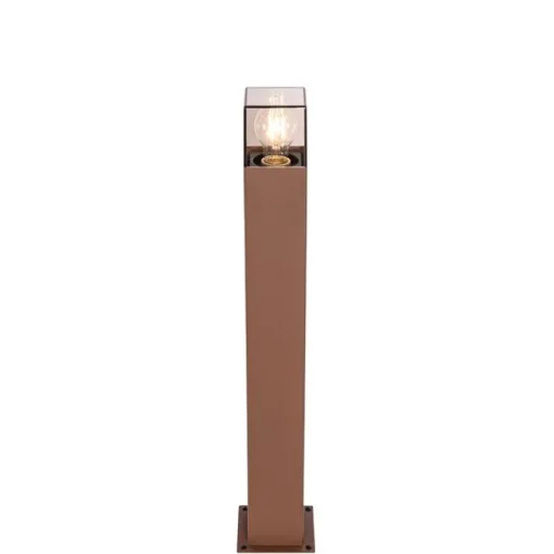 QAZQA Buitenlamp 70 cm roestbruin met grondpin en kabelmof - Denmark