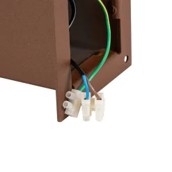 QAZQA Buitenlamp 70 cm roestbruin met grondpin en kabelmof - Denmark