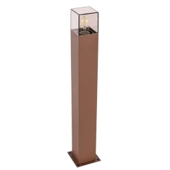 QAZQA Buitenlamp 70 cm roestbruin met grondpin en kabelmof - Denmark