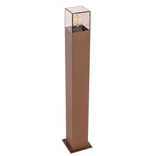 QAZQA Buitenlamp 70 cm roestbruin met grondpin en kabelmof - Denmark