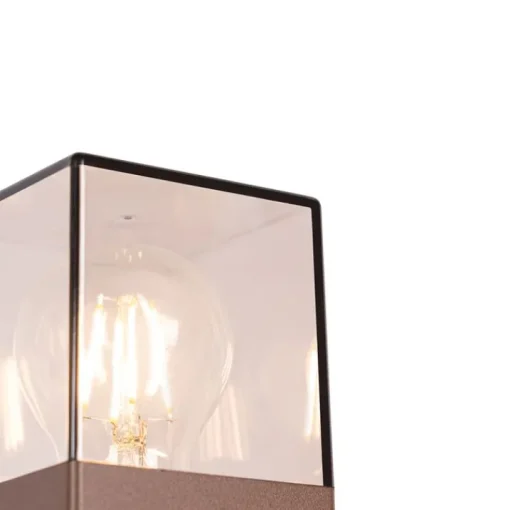 QAZQA Buitenlamp 70 cm roestbruin met grondpin en kabelmof - Denmark