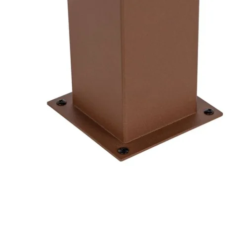 QAZQA Buitenlamp 70 cm roestbruin met grondpin en kabelmof - Denmark