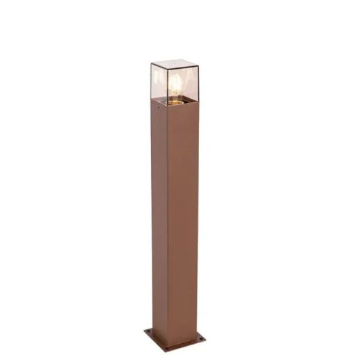 QAZQA Buitenlamp 70 cm roestbruin met grondpin en kabelmof - Denmark