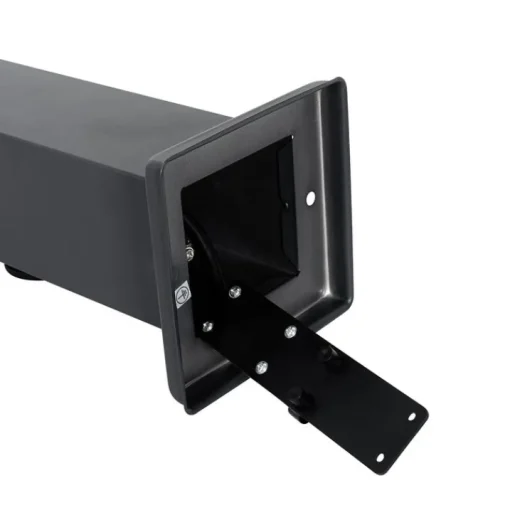 QAZQA Buitenlamp donkergrijs 45 cm met stopcontact IP44 - Malios