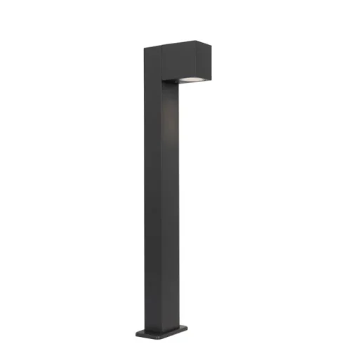 QAZQA Buitenlamp donkergrijs met grondpin en kabelmof 65cm IP44 - Baleno