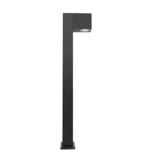 QAZQA Buitenlamp donkergrijs met grondpin en kabelmof 65cm IP44 - Baleno