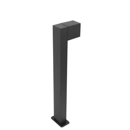QAZQA Buitenlamp donkergrijs met grondpin en kabelmof 65cm IP44 - Baleno
