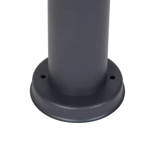 QAZQA Buitenlamp paal antraciet met opaal 45 cm IP44 - Rox