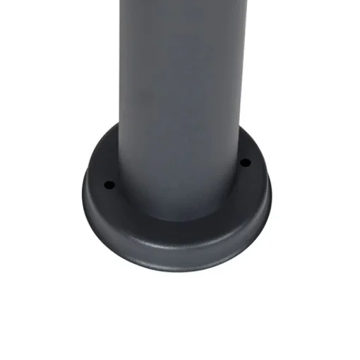 QAZQA Buitenlamp paal antraciet met opaal 80 cm IP44 - Rox