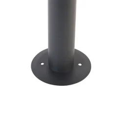 QAZQA Buitenlamp paal grijs 50 cm IP44 - Sutton