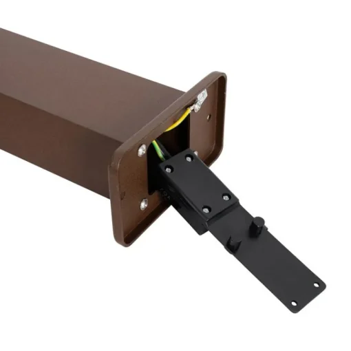 QAZQA Buitenlamp roestbruin met grondpin en kabelmof 30cm IP44 - Baleno