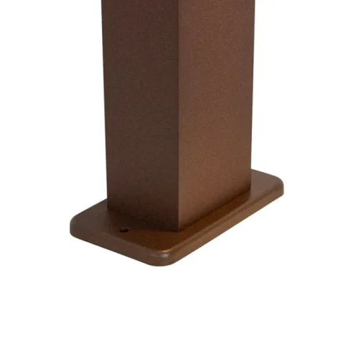 QAZQA Buitenlamp roestbruin met grondpin en kabelmof 30cm IP44 - Baleno